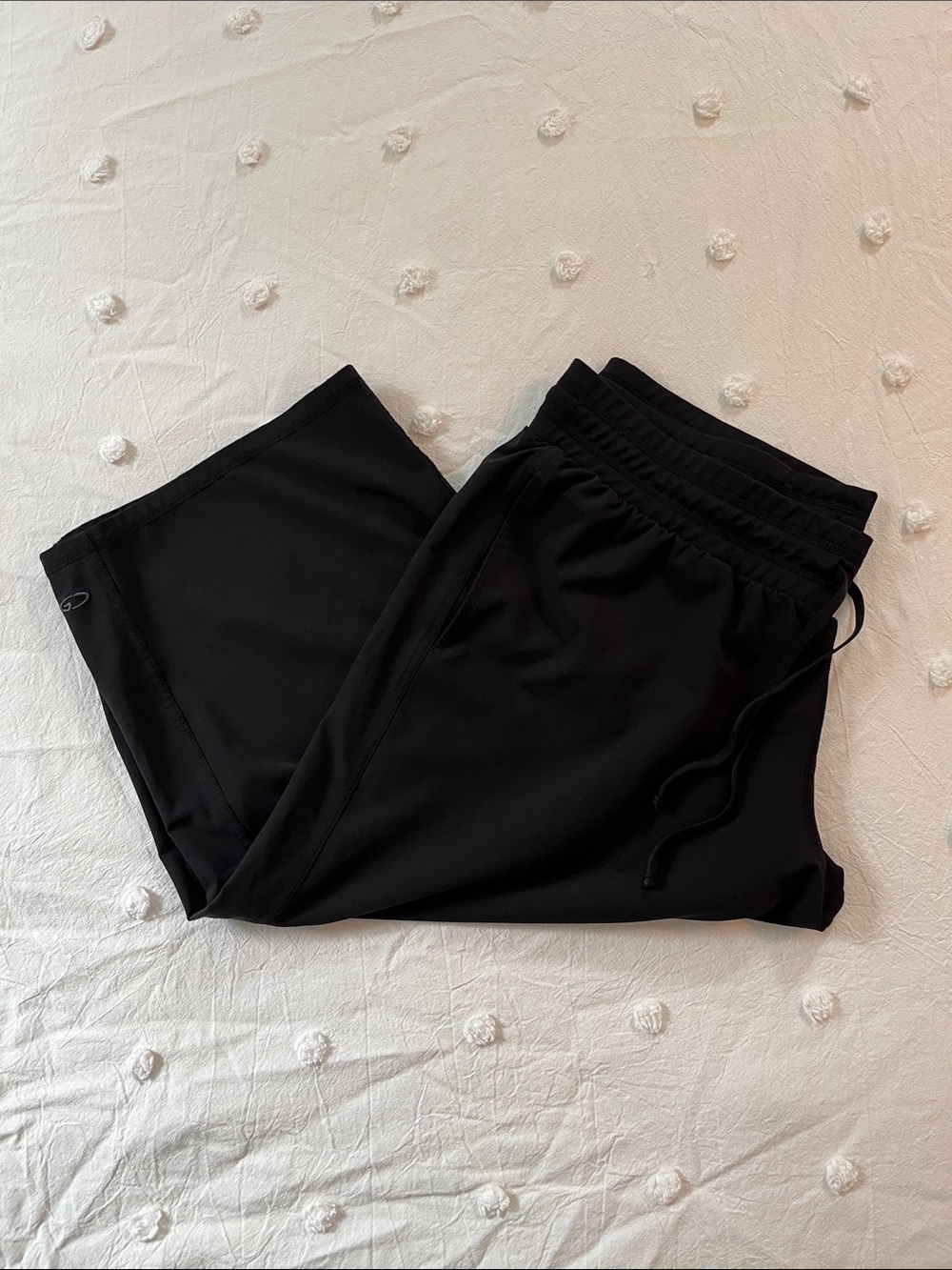 Champion Black Athletic Pants with Elastic Waistband